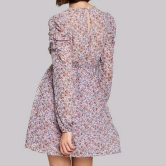 wild fable Dresses & Skirts - Wild Fable Floral Mini Sundress Sz Med V-Neck Empire Waist Cottagecore Romantic